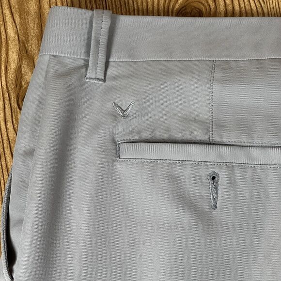 Callaway Performance Golf Pants Men’s Size 38x23.5 Gray Flat Front‎ Stretch - Picture 14 of 15
